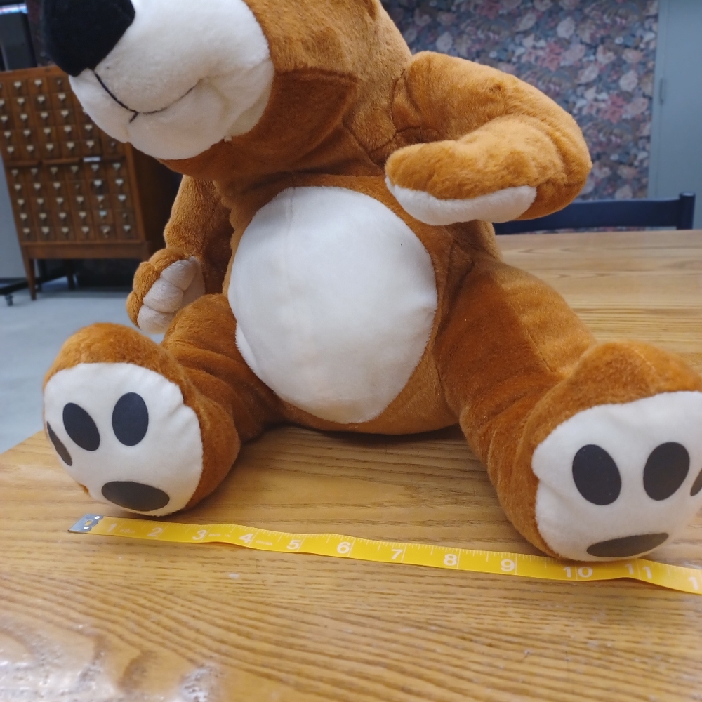 ✓CalPlush Bear Brown Chubby Teddy Bears sitting plush stuffed animals - Picture 14 of 14